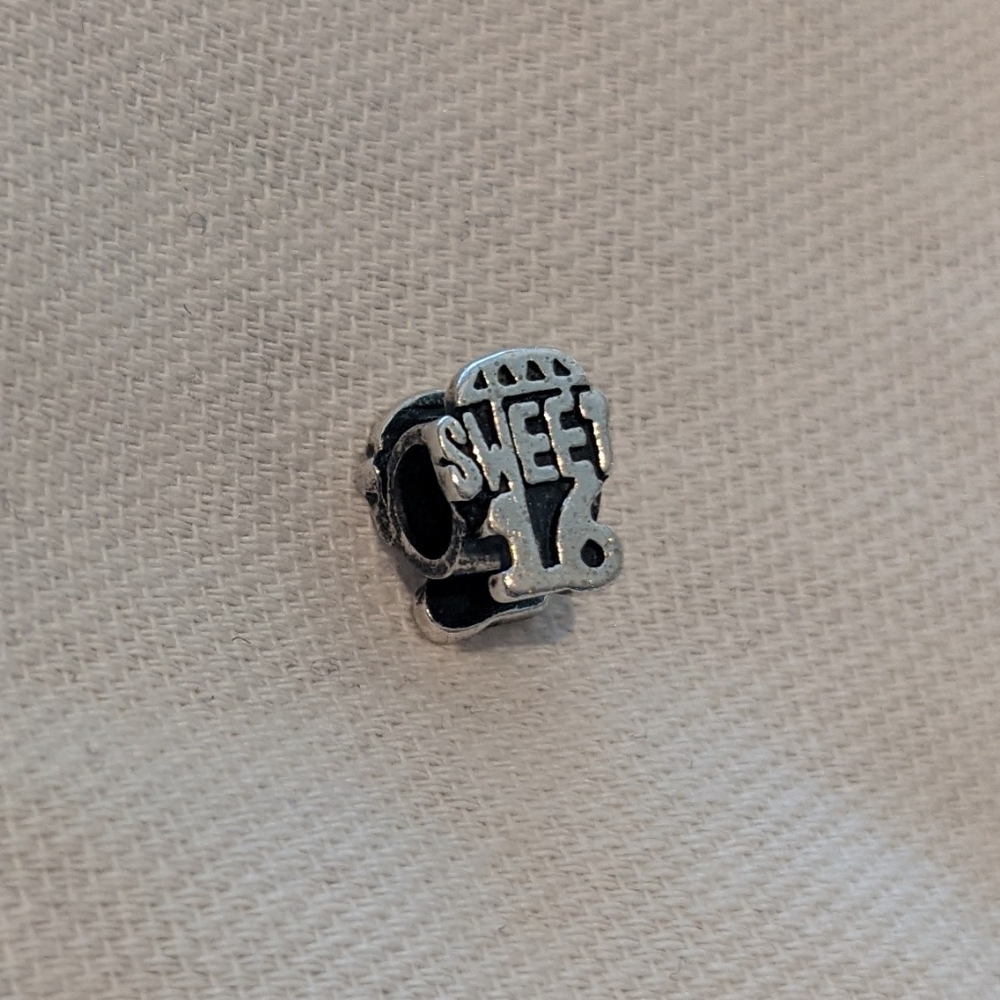 PANDORA Sweet Sixteen (16) Charm for Bracelet